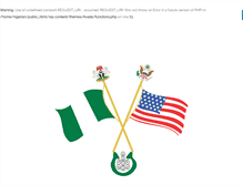 Tablet Screenshot of nigerianamericanchamber.org